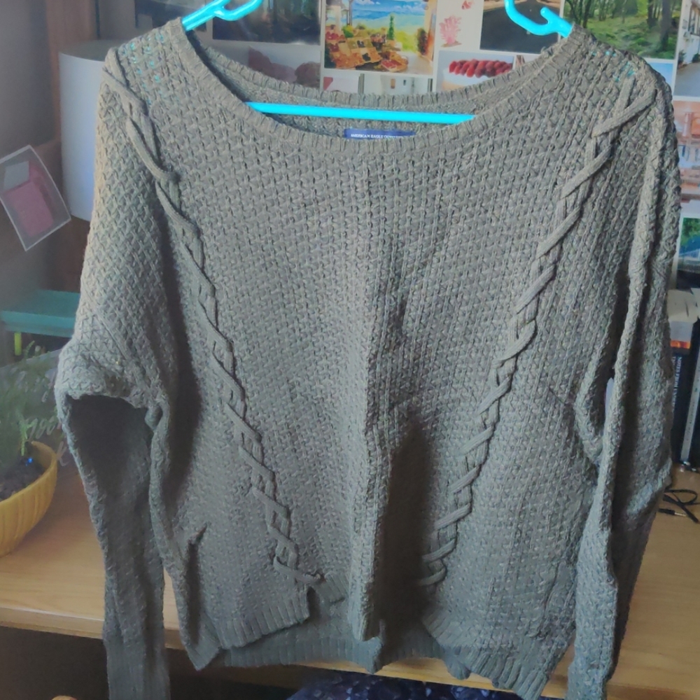 Cable knit sweater!